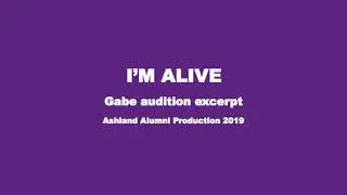 I'm Alive - Audition Track