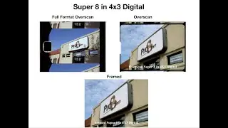 Full Format Super 8 Film Overscan in 4X3 Digital