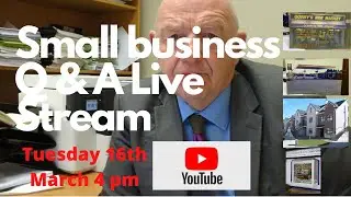 Small Business/Entrepreneurship Q & A Live Stream with Terry Gorry