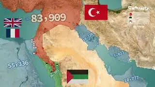 The Arab Revolt (1916&ndash;1918) Using Google Maps | the Fall of the Ottoman Empire