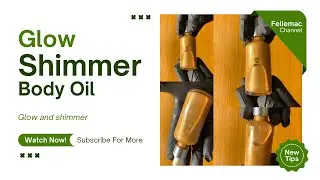HOW TO MAKE GLOW SHIMMER BODY OIL(glow body oil) #glowbodyoil #howtomakebodyoil 