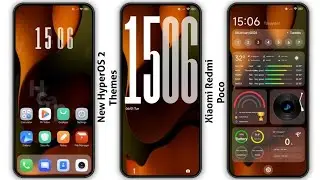 3 New HyperOS 2 control centre Themes for Xiaomi,Redmi,Poco | 3 Best HyperOS 2 Themes