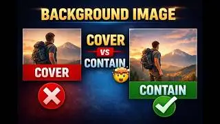 CSS Background Image Explained | cover vs contain | background-position & repea