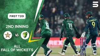 Australia's All Fall of Wickets | Pakistan vs Australia | Match 01 | T20I Series 2026 | PCB | M9E13