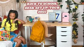 BACK TO SCHOOL DESK SET UP WITH LEGO DOTS