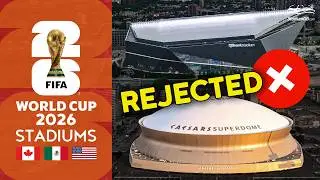 ❌🏆Стадионы, НЕ ВЫБРАННЫЕ ДЛЯ ПРОВЕДЕНИЯ ЧЕМПИОНАТ МИРА ПО ФУТБОЛУ 2026 ГОДА