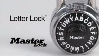 Master Lock Letter Lock&trade; - Informational