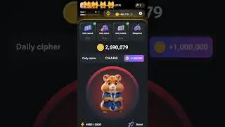 16 September Daily cipher  #video #hamsterkombat #hamsters #cipher #dailycipher #gaming #games