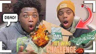 TRYING WINGSTOPS WORLDS HOTTEST WINGS CHALLENGE 🔥 (* MUST WATCH ‼️*)