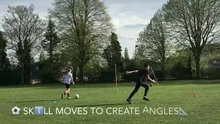 Your Technical Football Coach ➡️ 1v1 Element ▶️ Skill Moves to Create Angles 101 Training