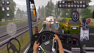 COACH BUS SIMULATOR🚍MOBILE BUS TRANSPORTER GAME - NATIONAL DRIVING - ANDROID&IOS GAMEPLAY (3D)