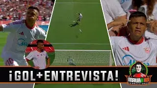 Alexis S&aacute;nchez v/s Barcelona (Relatos Espa&ntilde;oles) Gol + Entrevista 1080p60HD