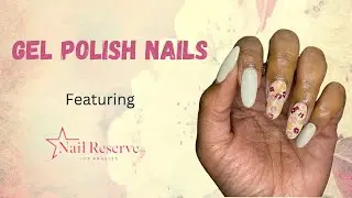 Gel Polish Nails using Nail Reserve Gel Polish|Nail Transfer Foil