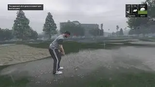 GTA 5 golf: MONSTROUS 553 yard drive (505 meters) landing in rough