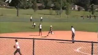 Meghan at 3rd base