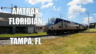 Amtrak Floridian Arriving and Departing Tampa, FL 9-20-25 w/TECO Streetcar