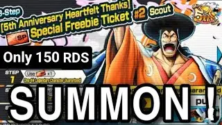 OPBR! new Shogun kuzuki oden summon || garantee only in 150 RDS summon