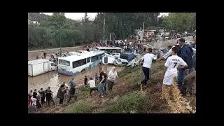 أخطر فيضانات قبل قليل في المغرب فيضان تغرق الحوز مراكش ورزازات خطير شاهد لحظة هجوم الواد على ساكنة