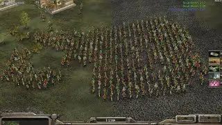 Скрытность GLA - Спам разгневанной толпы - Command & Conquer Generals Zero Hour - против СЛОЖНОГО...