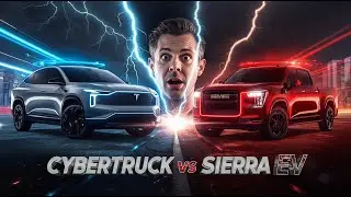 &ldquo;Tesla Cybertruck 2025 VS GMC Sierra EV &ndash; Ultimate American EV Truck Battle!&rdquo;