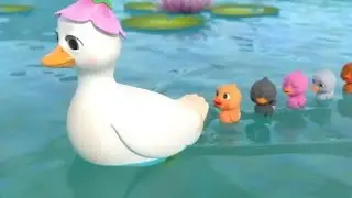 Mother Duck And Cute Ducklings //Sponsored By: Gamavision Csupo Effects 