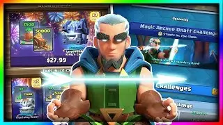 OPENING ALL NEW LUNAR OFFERS!! + MAGIC ARCHER DRAFT CHALLENGE ANNOUNCED!! Clash Royale