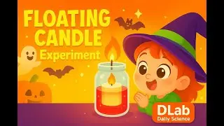 Spooky Halloween Science! 🎃 Floating Candle in Red Water | Easy Fun Experiment for Kids