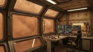 Prism // Space &mdash; Martian Dust Storm Habitat | Deep Work Focus Workspace (2 Hours)