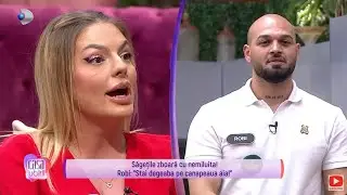 Casa Iubirii - SCANDAL MONSTRU INTRE JULIA SI ROBI! ,,Stai degeaba pe canapeaua aia!