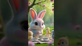 The tiniest tea party you&rsquo;ll ever see 🐇🍵