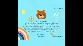 Blue and Yellow Illustrative Say Thanks You Postcard