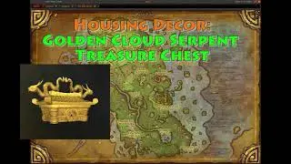 Housing Decor: Golden Cloud serpent treasure chest