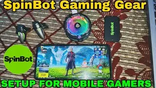  SpinBot Gaming Setup &ndash; Cooler + Triggers + Thumb Sleeves for Bgmi PRO Gameplay