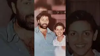 Sunny Deol with sister Esha Deol 💕  #sunnydeol #shorts