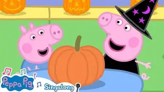 🎶 Pumpkin Carving Song 👻 Halloween Songs for Kids 🐽 Singalong & Karaoke 🎤 Peppa Pig Songs Official