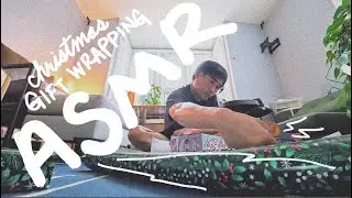 ASMR - wrapping gifts, xmas presents, no talking