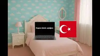 Kapının &ouml;n&uuml;nden canavar mesaj atio
