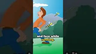 Как пережить нападение пчелы-убийцы🐝 #шорты #пчелы