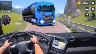 Oil Tanker Transport Driving - Heavy Cargo Transporter Truck Driver - Android Gameplay part - 8