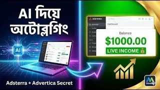 I Earned $1000 with AI & Autoblogging 🔥 Adsterra Earning Trick | CPA Marketing & Monetag Review