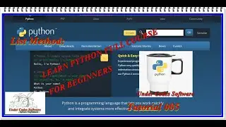 Python Full Course| For Beginners| Tutorial 005 |{ list and list methods in python }