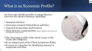 Compliancebriefs   CDD   Part 7 Economic Profile