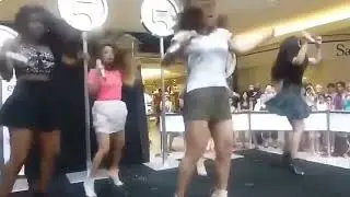 Fifth Harmony dancing to Kep1er WA DA DA
