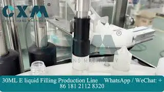 High Speed 30ML E Liquid Filling Machine | Vape Juice Production Line