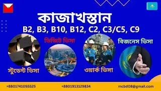 কাজাখস্তান ভিসা ইনভাইটেশন লেটার b2, b3, b10, b12, c2, c3, c5 c9 #Kazakhstan visa
