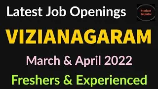 vizianagaram jobs | vizianagaram job vacancy | job vacancy in vizianagaram | AP | Mar & April 2022 |