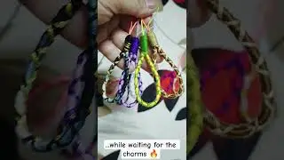 I can't wait to add the charms and bring these #keychains to life ✨ #diykeychain #handmade #diy 🧵