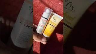 Fix Derma Face Serum | Shadow SPF 50+ cream✨️#shorts #fixderma #faceserum #sunscreen #skincare #skin