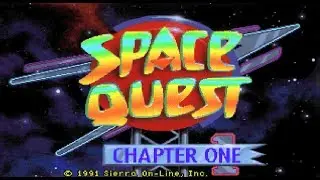 Space Quest I:Roger Wilco in the Sarien Encounter (Pc/Dos) Walkthrough No Commentary