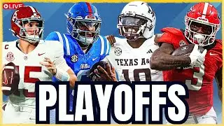 College Football Playoff BRACKET Reaction: CFP Rankings REVEALED...
